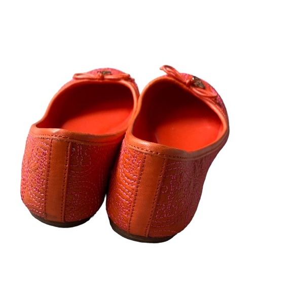 Tory Burch Clines Ballet leather Flat size 8 - Picture 2 of 4